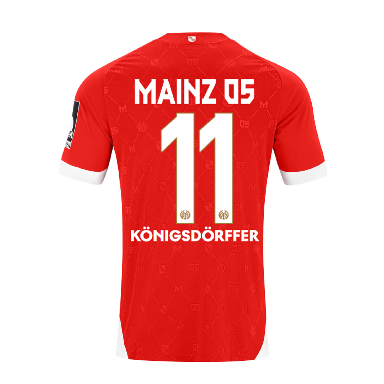 Mainz 05 Home KÖNIGSDÖRFFER 11 Jersey 26-27