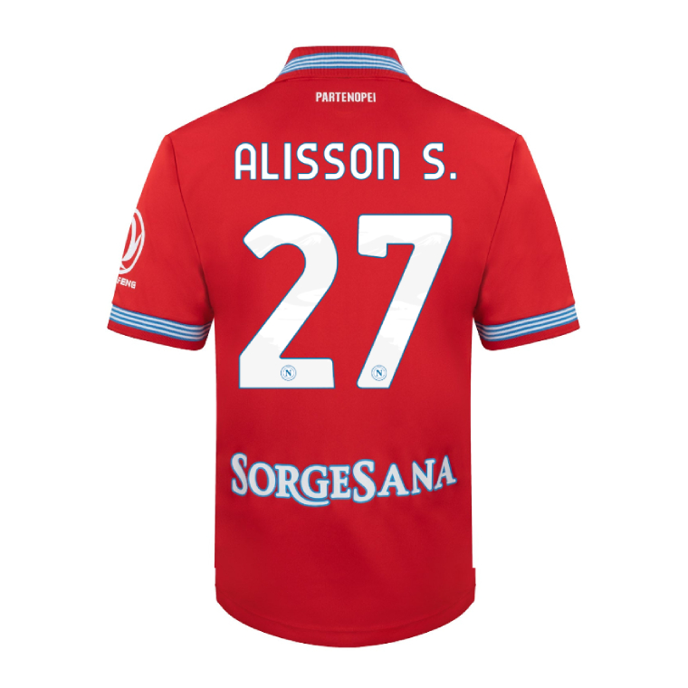 Napoli Third ALISSON S. 27 Jersey 26-27