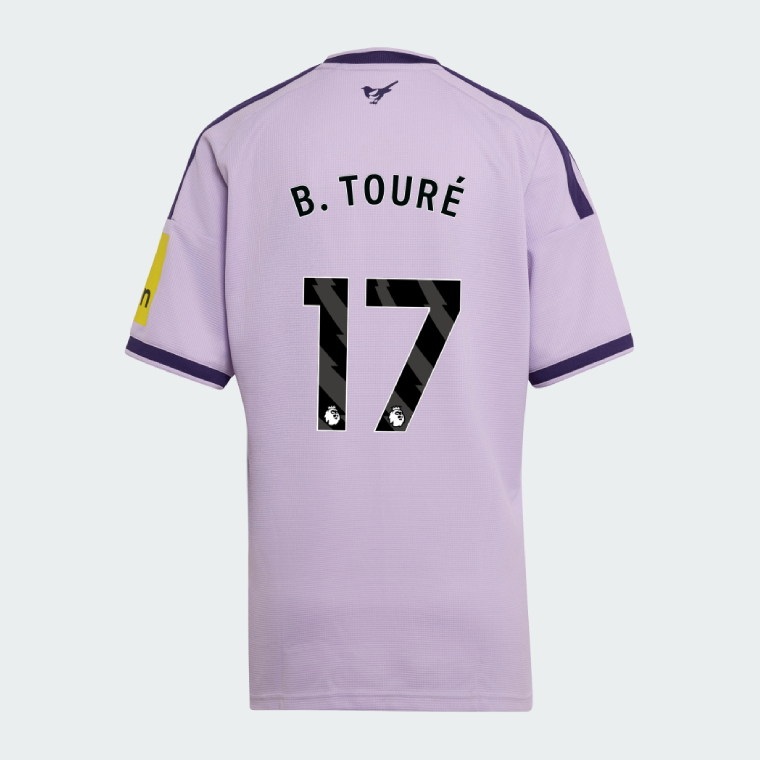 Newcastle United Third B. TOURÉ 17 Jersey 26-27
