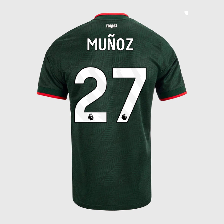 Nottingham Forest Away MUÑOZ 27 Jersey 26-27