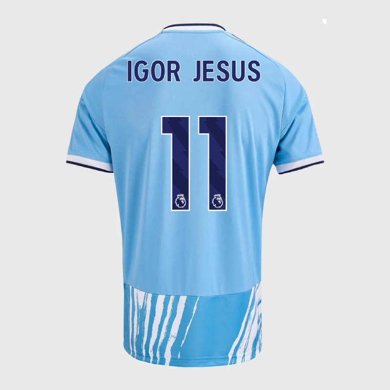 Nottingham Forest Third IGOR JESUS 11 Jersey 26-27
