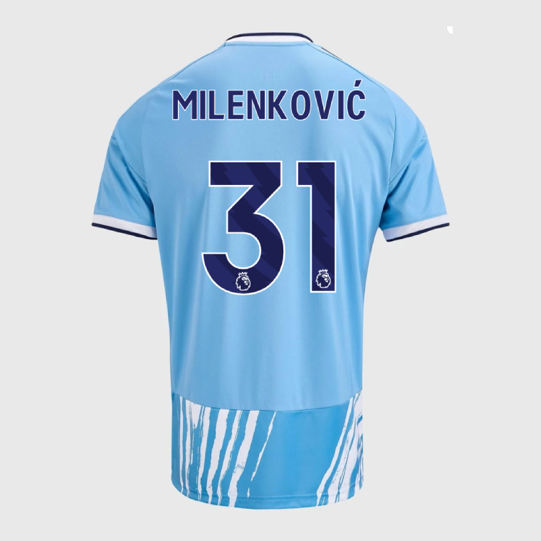 Nottingham Forest Third MILENKOVIĆ 31 Jersey 26-27