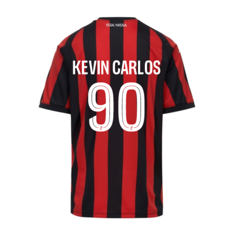 OGC Nice Home KEVIN CARLOS 90 Jersey 26-27