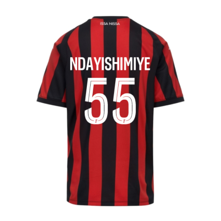 OGC Nice Home NDAYISHIMIYE 55 Jersey 26-27