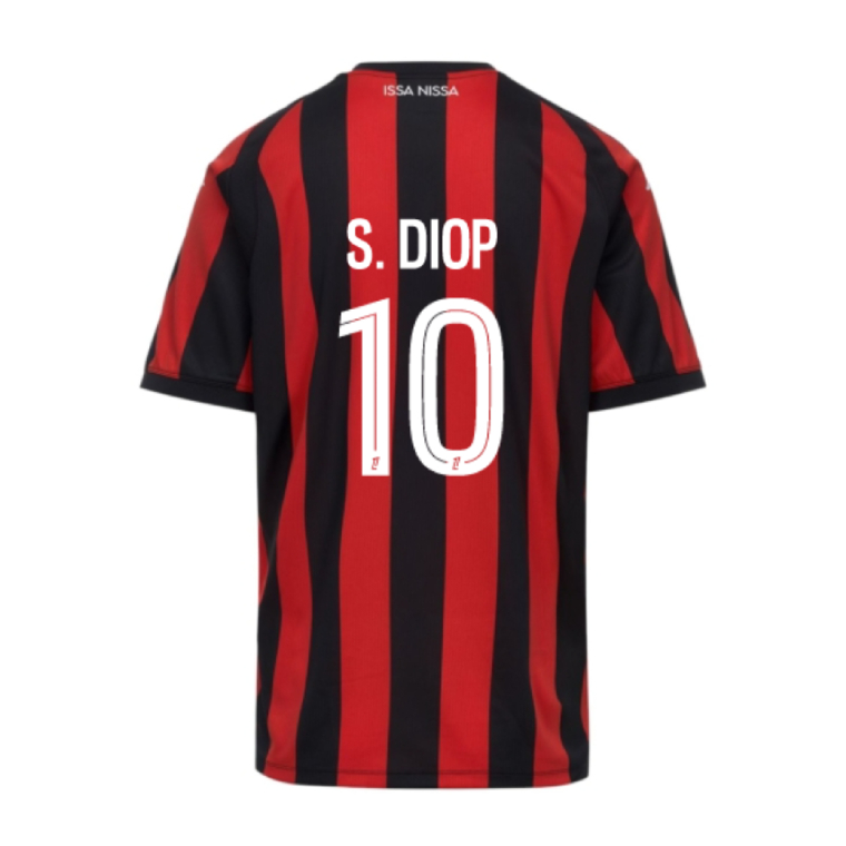 OGC Nice Home S. DIOP 10 Jersey 26-27