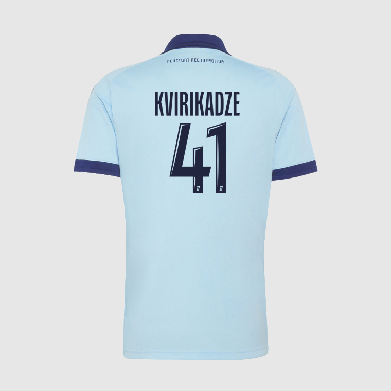 Paris FC Away KVIRIKADZE 41 Jersey 26-27