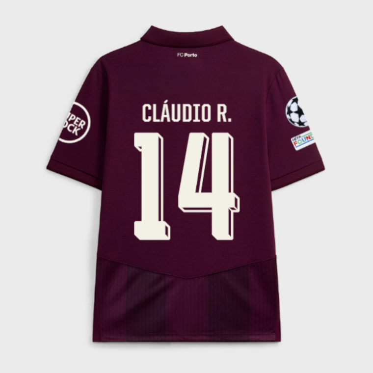 Porto Away CLÁUDIO R. 14 Jersey 26-27