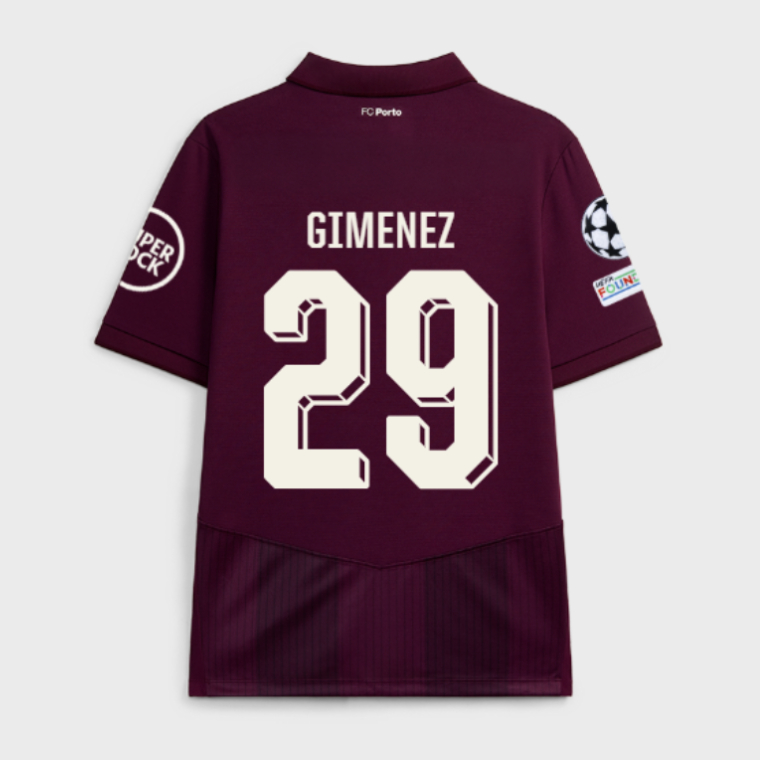 Porto Away GIMENEZ 29 Jersey 26-27