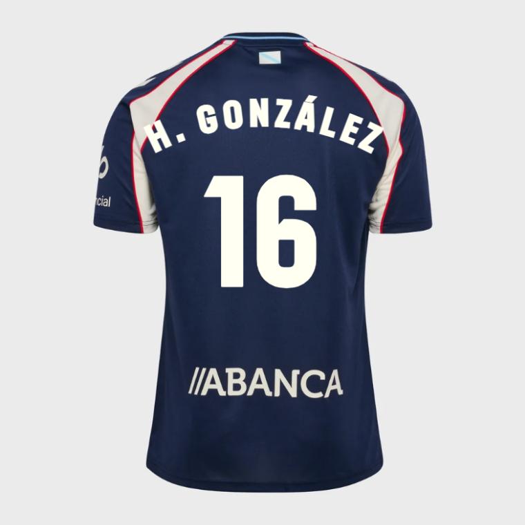 RC Celta Away H. GONZÁLEZ 16 Jersey 26-27