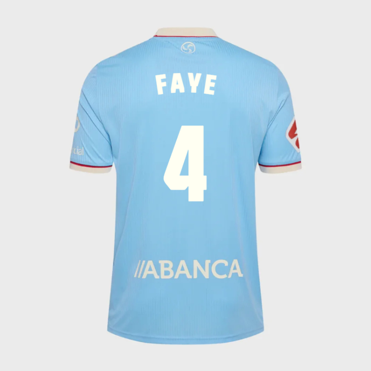 RC Celta Home FAYE 4 Jersey 26-27