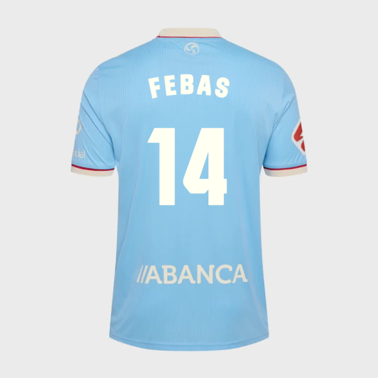 RC Celta Home FEBAS 14 Jersey 26-27