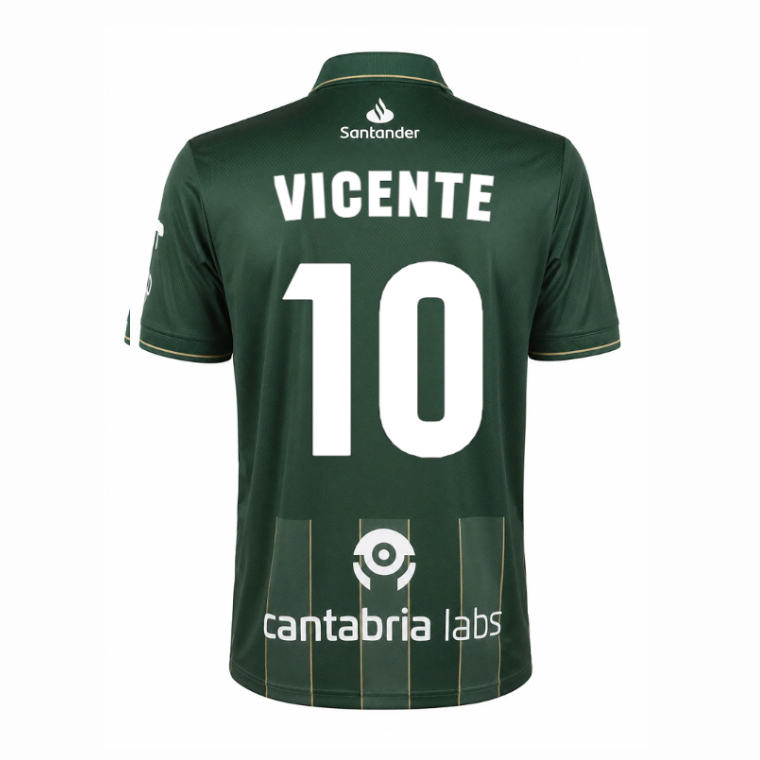 Real Racing Club Away VICENTE 10 Jersey 26-27