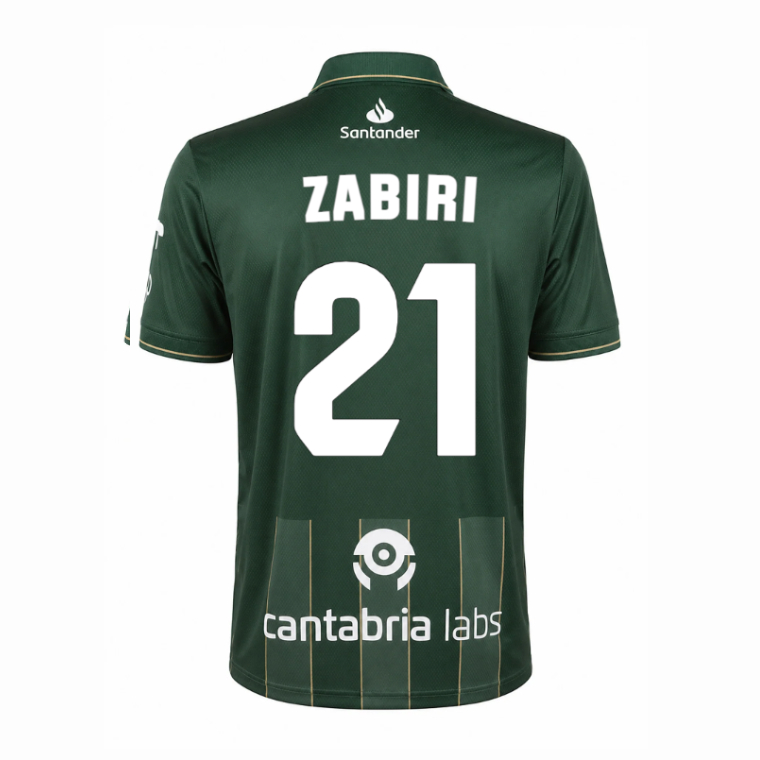 Real Racing Club Away ZABIRI 21 Jersey 26-27