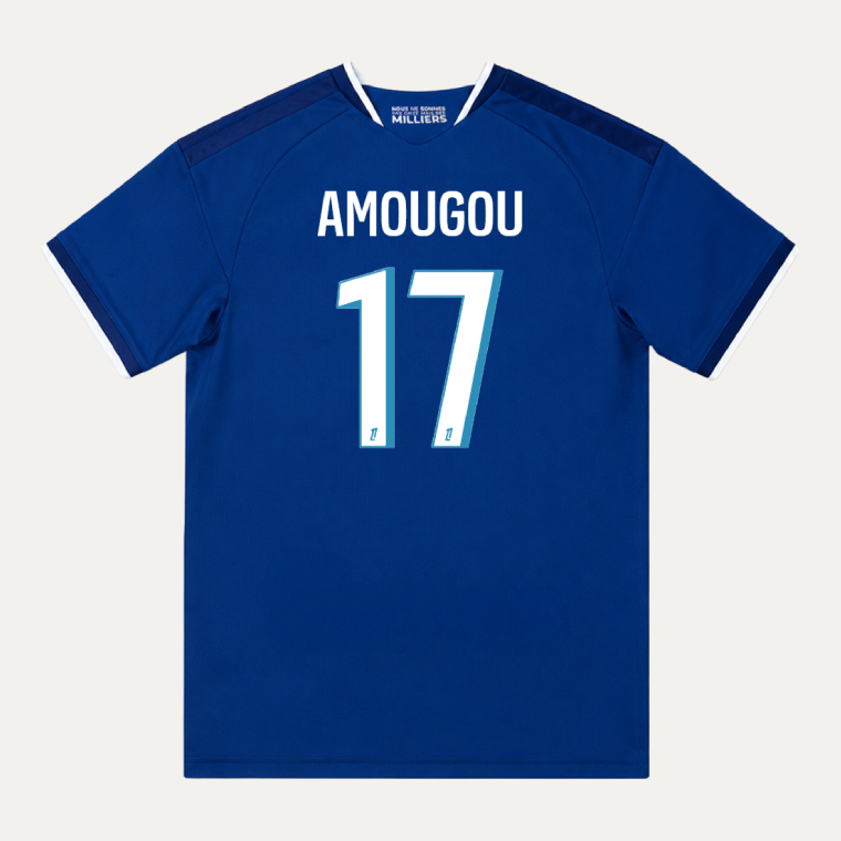 Strasbourg Home AMOUGOU 17 Jersey 26-27
