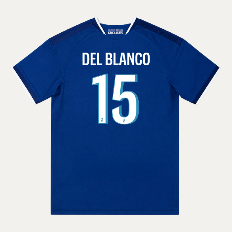 Strasbourg Home DEL BLANCO 15 Jersey 26-27