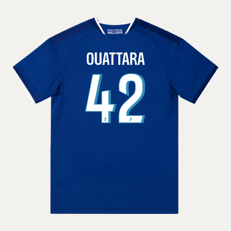 Strasbourg Home OUATTARA 42 Jersey 26-27