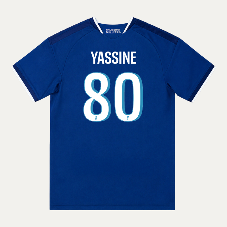 Strasbourg Home YASSINE 80 Jersey 26-27