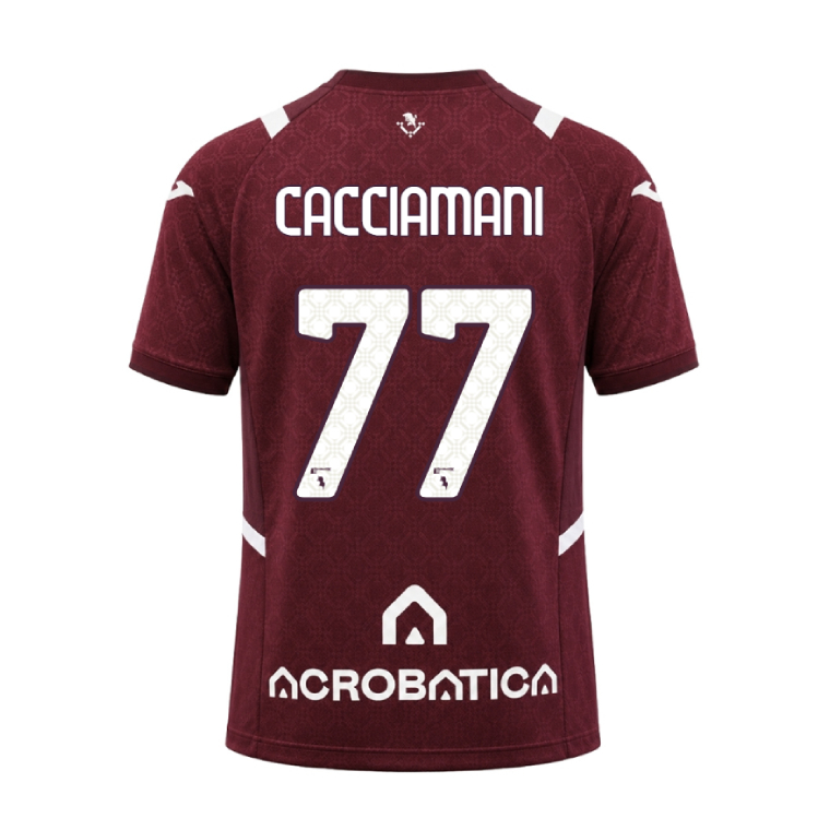Torino FC Home CACCIAMANI 77 Jersey 26-27