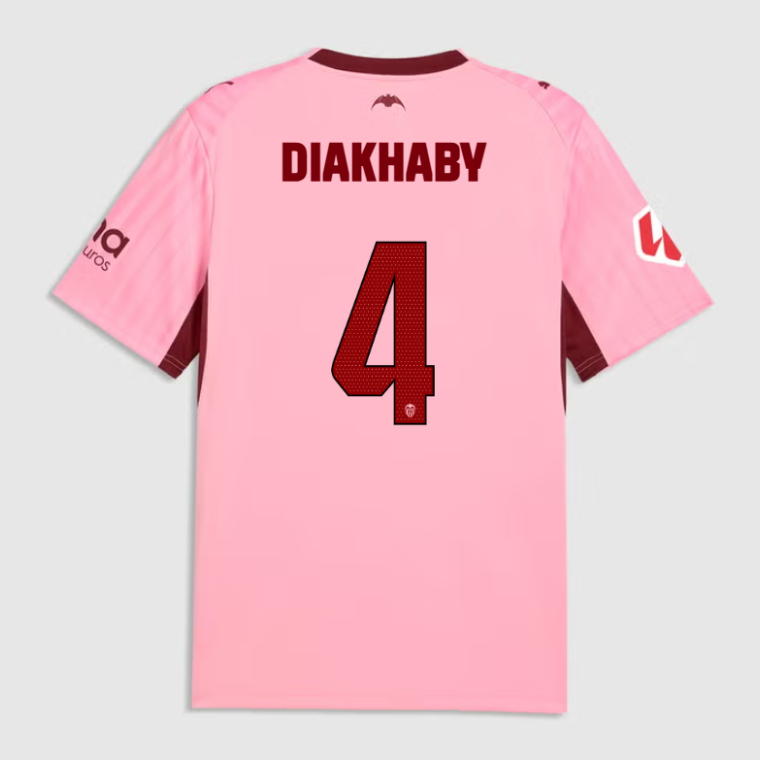Valencia CF Third DIAKHABY 4 Jersey 26-27