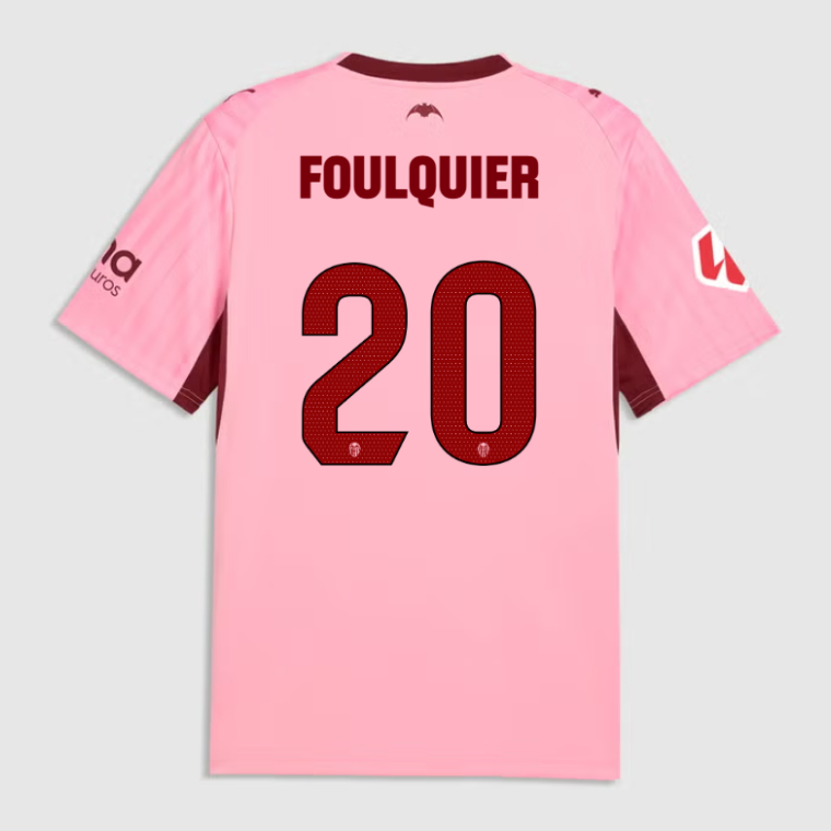 Valencia CF Third FOULQUIER 20 Jersey 26-27