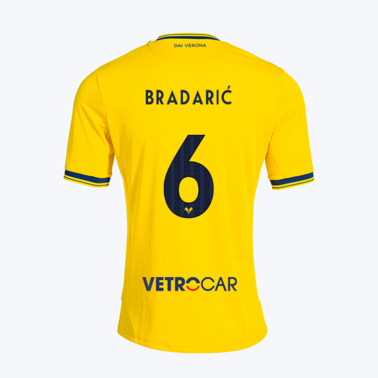 Verona FC Away BRADARIĆ 6 Jersey 26-27