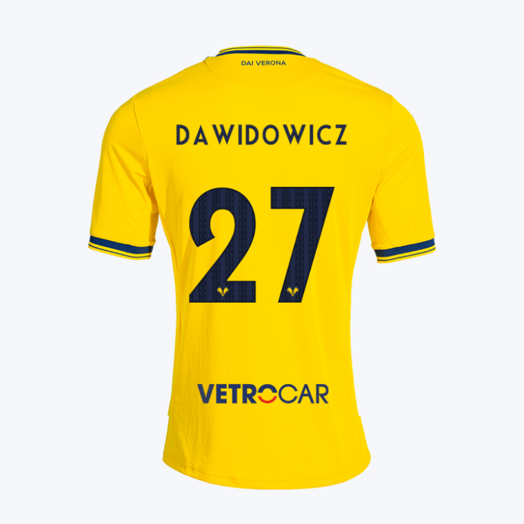 Verona FC Away DAWIDOWICZ 27 Jersey 26-27