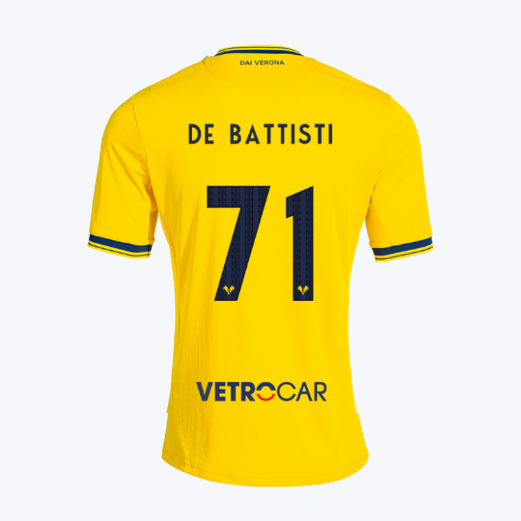 Verona FC Away DE BATTISTI 71 Jersey 26-27