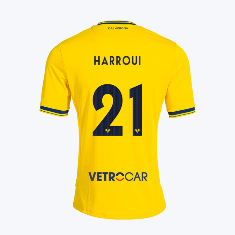 Verona FC Away HARROUI 21 Jersey 26-27