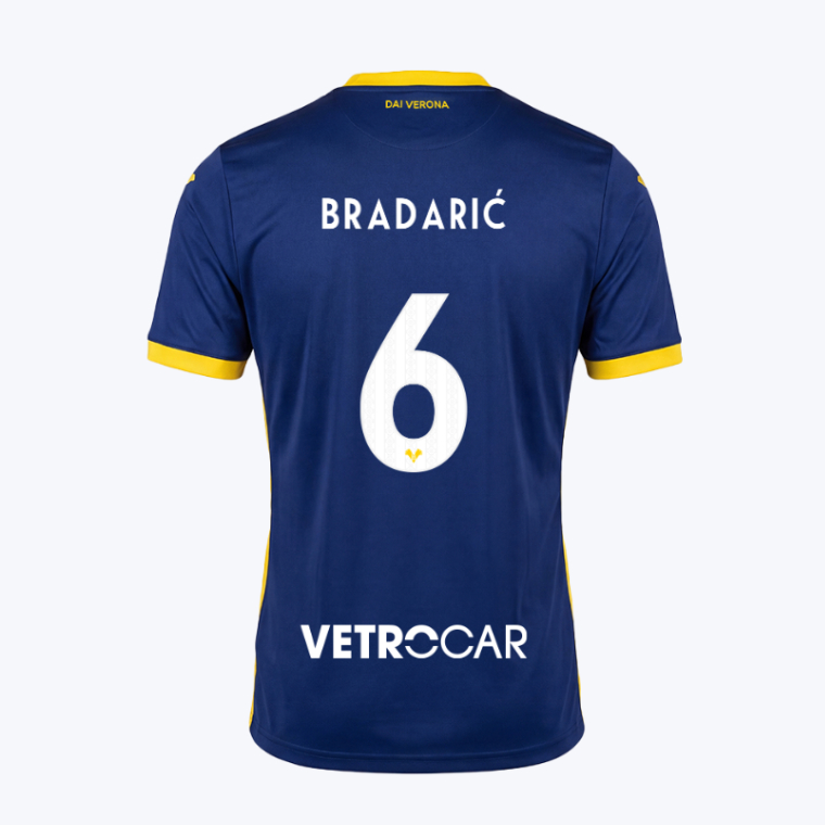 Verona FC Home BRADARIĆ 6 Jersey 26-27