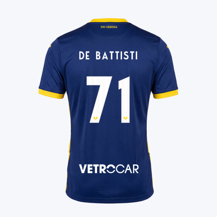 Verona FC Home DE BATTISTI 71 Jersey 26-27