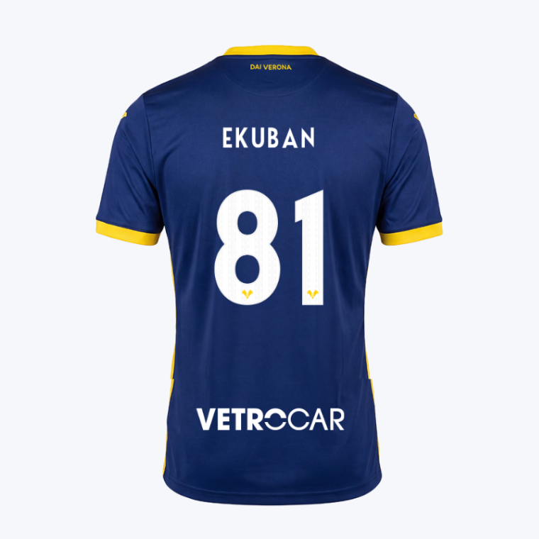 Verona FC Home EKUBAN 81 Jersey 26-27