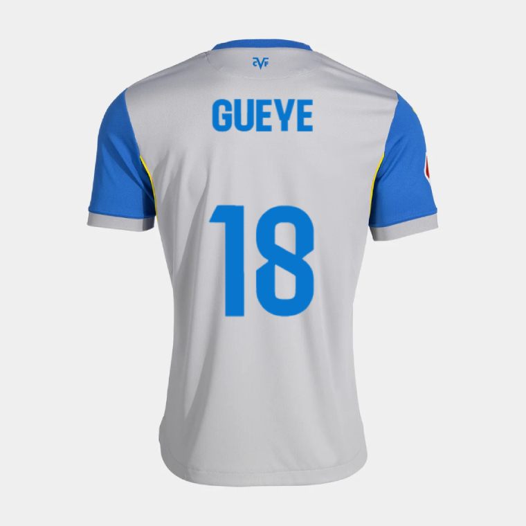Villarreal CF Away GUEYE 18 Jersey 26-27