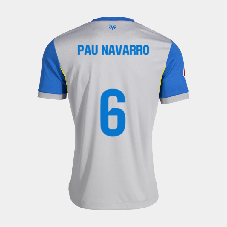 Villarreal CF Away PAU NAVARRO 6 Jersey 26-27