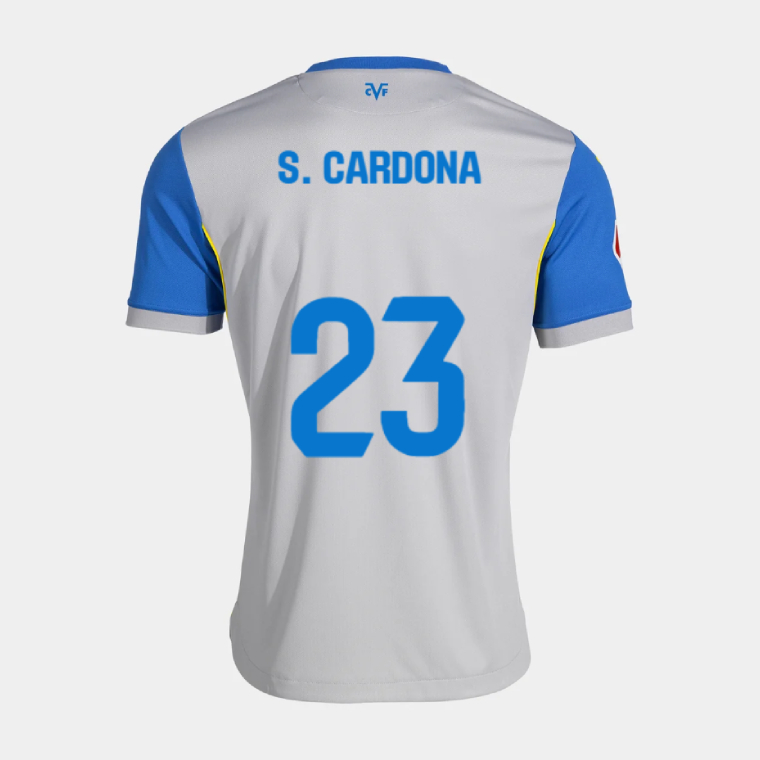 Villarreal CF Away S. CARDONA 23 Jersey 26-27