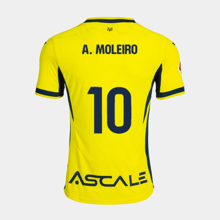 Villarreal CF Home A. MOLEIRO 10 Jersey 26-27