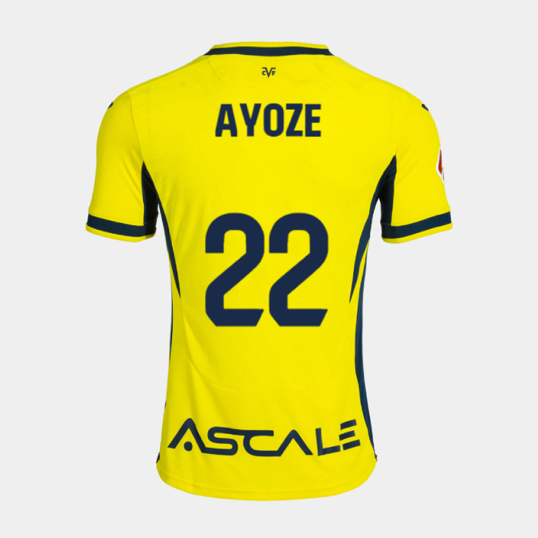 Villarreal CF Home AYOZE 22 Jersey 26-27