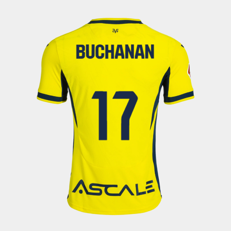 Villarreal CF Home BUCHANAN 17 Jersey 26-27
