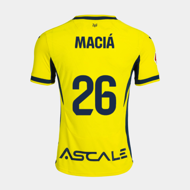 Villarreal CF Home MACIÁ 26 Jersey 26-27