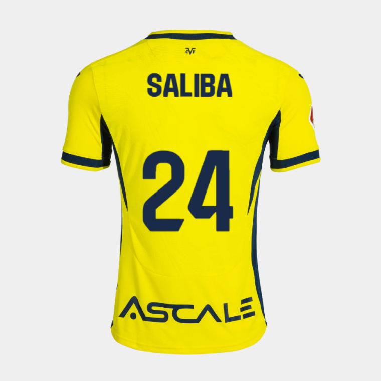Villarreal CF Home SALIBA 24 Jersey 26-27