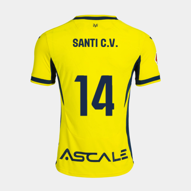 Villarreal CF Home SANTI C.V. 14 Jersey 26-27
