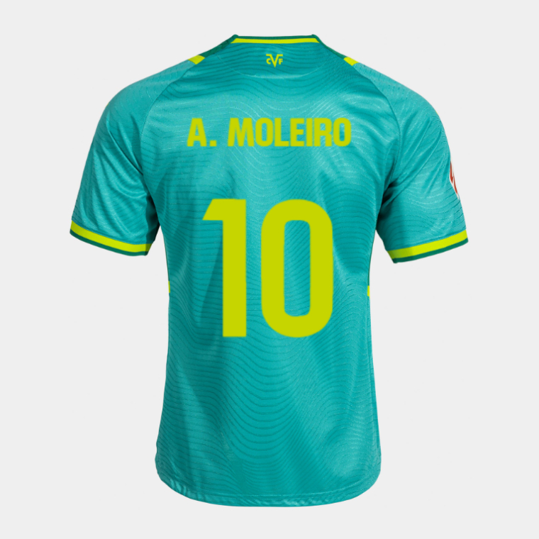 Villarreal CF Third A. MOLEIRO 10 Jersey 26-27