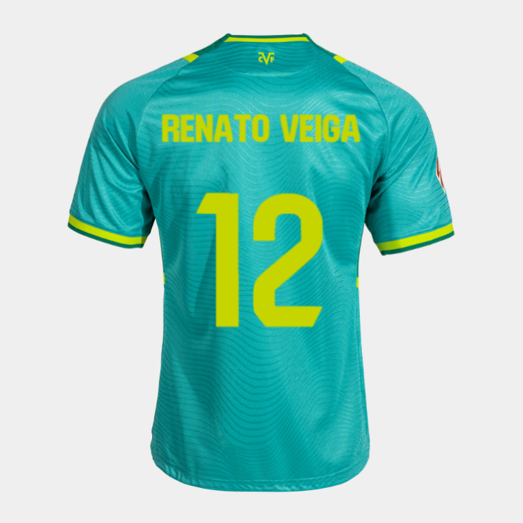 Villarreal CF Third RENATO VEIGA 12 Jersey 26-27