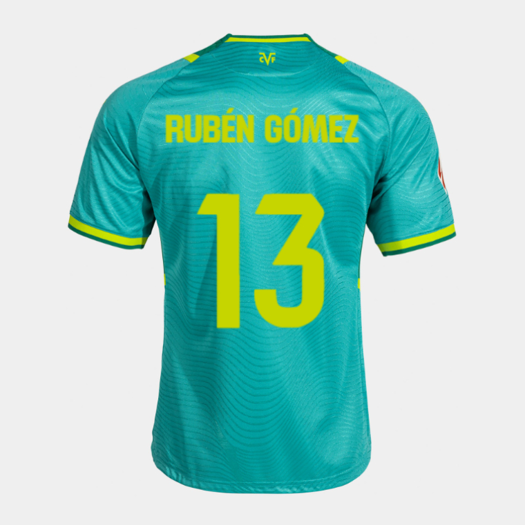 Villarreal CF Third RUBÉN GÓMEZ 13 Jersey 26-27