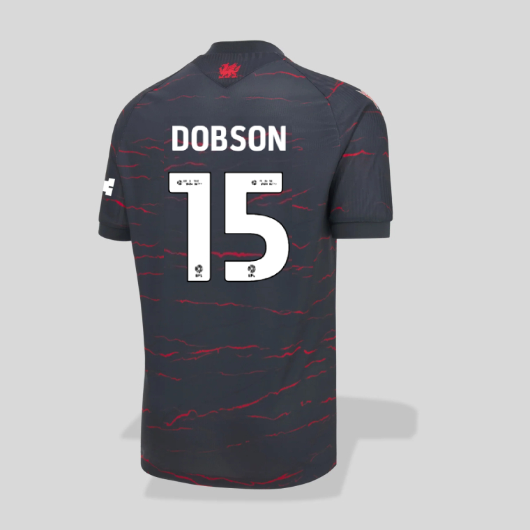 Wrexham Away DOBSON 15 Jersey 26-27