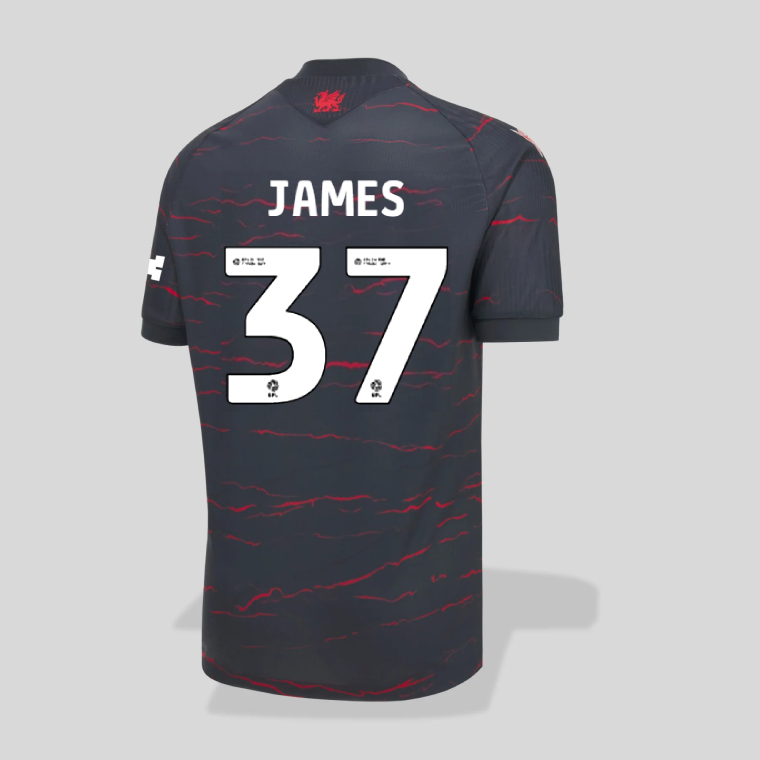 Wrexham Away JAMES 37 Jersey 26-27