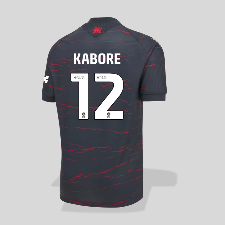 Wrexham Away KABORÉ 12 Jersey 26-27