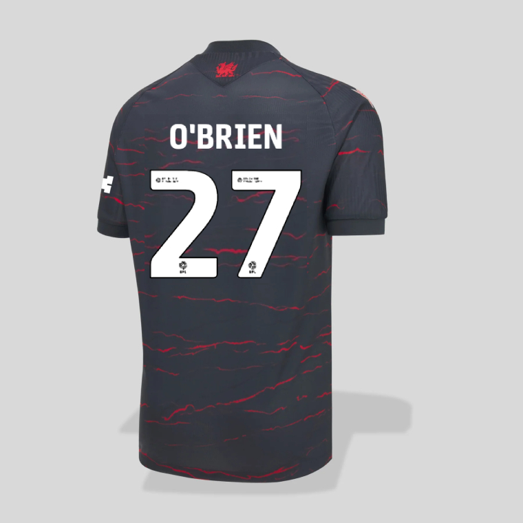 Wrexham Away O'BRIEN 27 Jersey 26-27