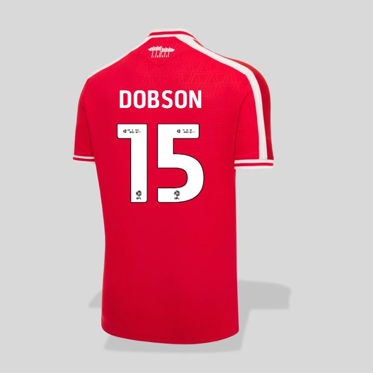 Wrexham Home DOBSON 15 Jersey 26-27