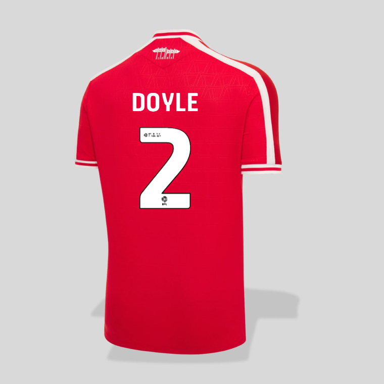Wrexham Home DOYLE 2 Jersey 26-27