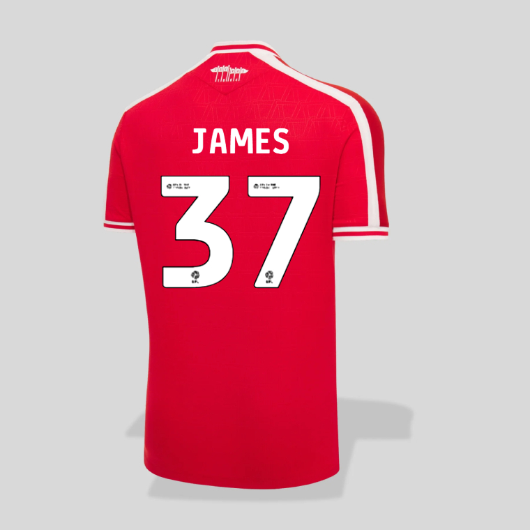 Wrexham Home JAMES 37 Jersey 26-27